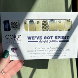 Notre Dame collegiate 🍀 Color Street nail polish strips